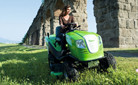 Precision in the finishing touches: T6 Series lawn tractors