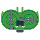 Synchronous mowing deck: