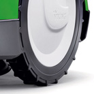 Wheels with traction tread